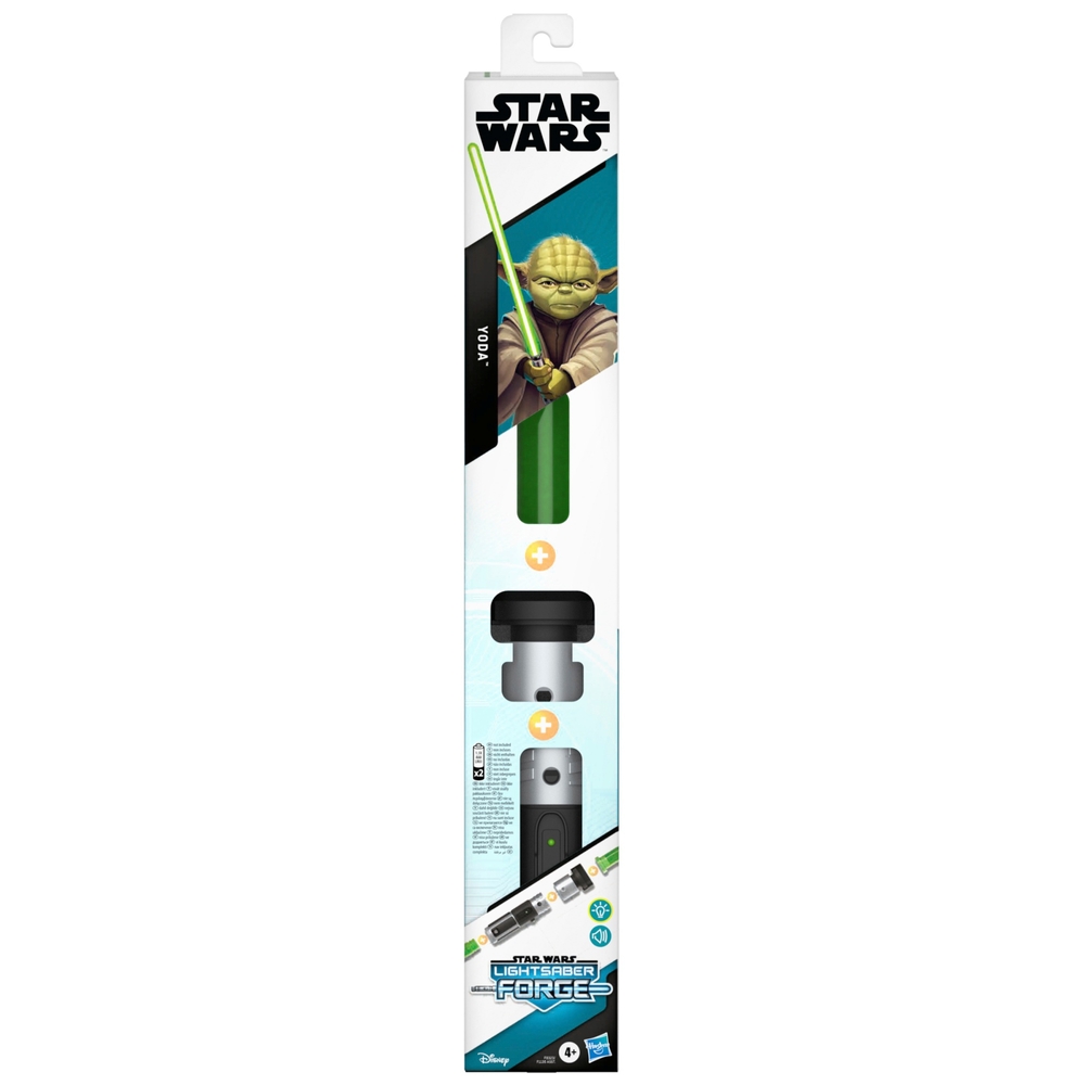 Star Wars Lightsaber Forge Yoda Elektronisches ausziehbares grünes Lichtschwert
