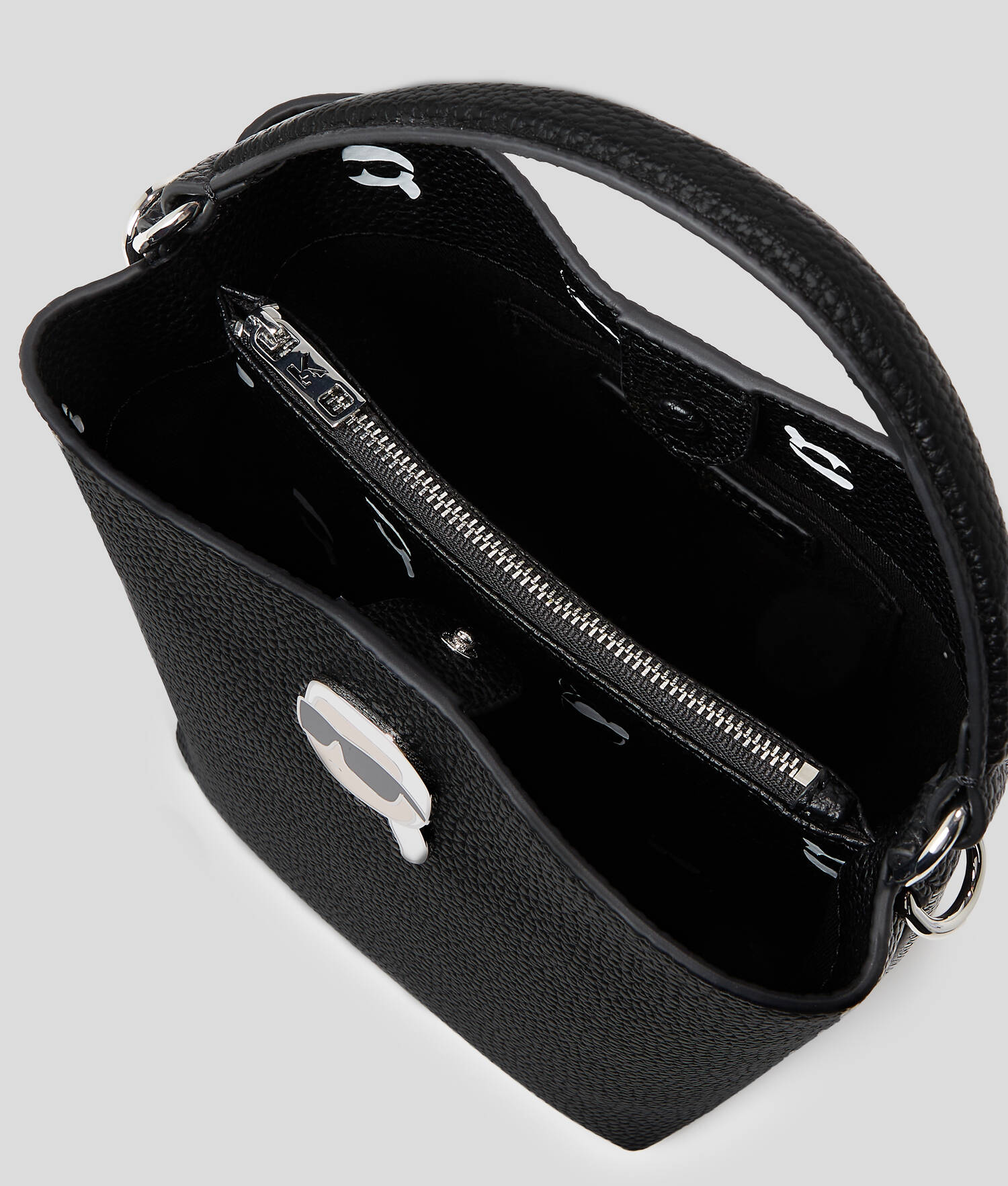 SAC SCEAU GRAINÉ IKON - Noir
