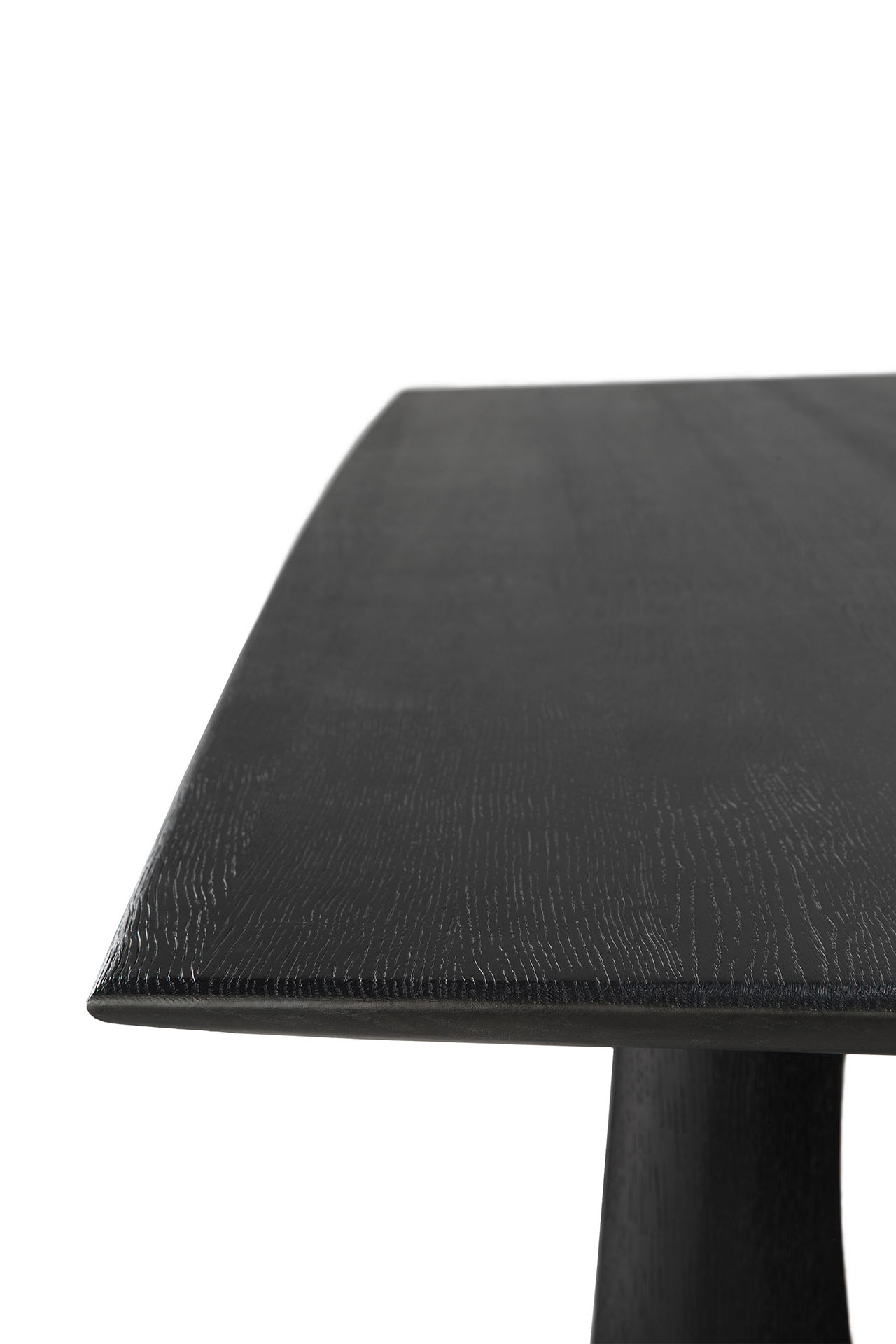 Tafel Geometric - zwart eiken - 220x100