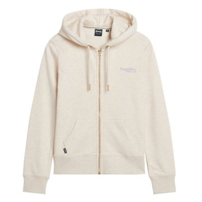 Sweatshirt zippé à capuche femme Essential Logo SUPERDRY