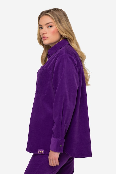 Cord Hemdbluse, Langarm