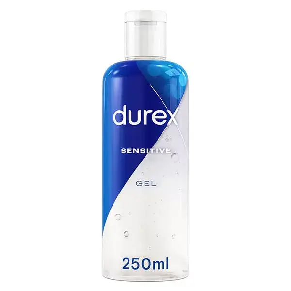 Gel lubrificante sexual Durex Sensitive - Lubrificante íntimo à base de água - 250ml