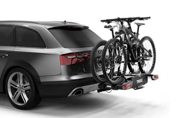 Thule 933 EasyFold XT 2, Cykelholder, Tilkoblingsanordning til bag på bilen, Sort