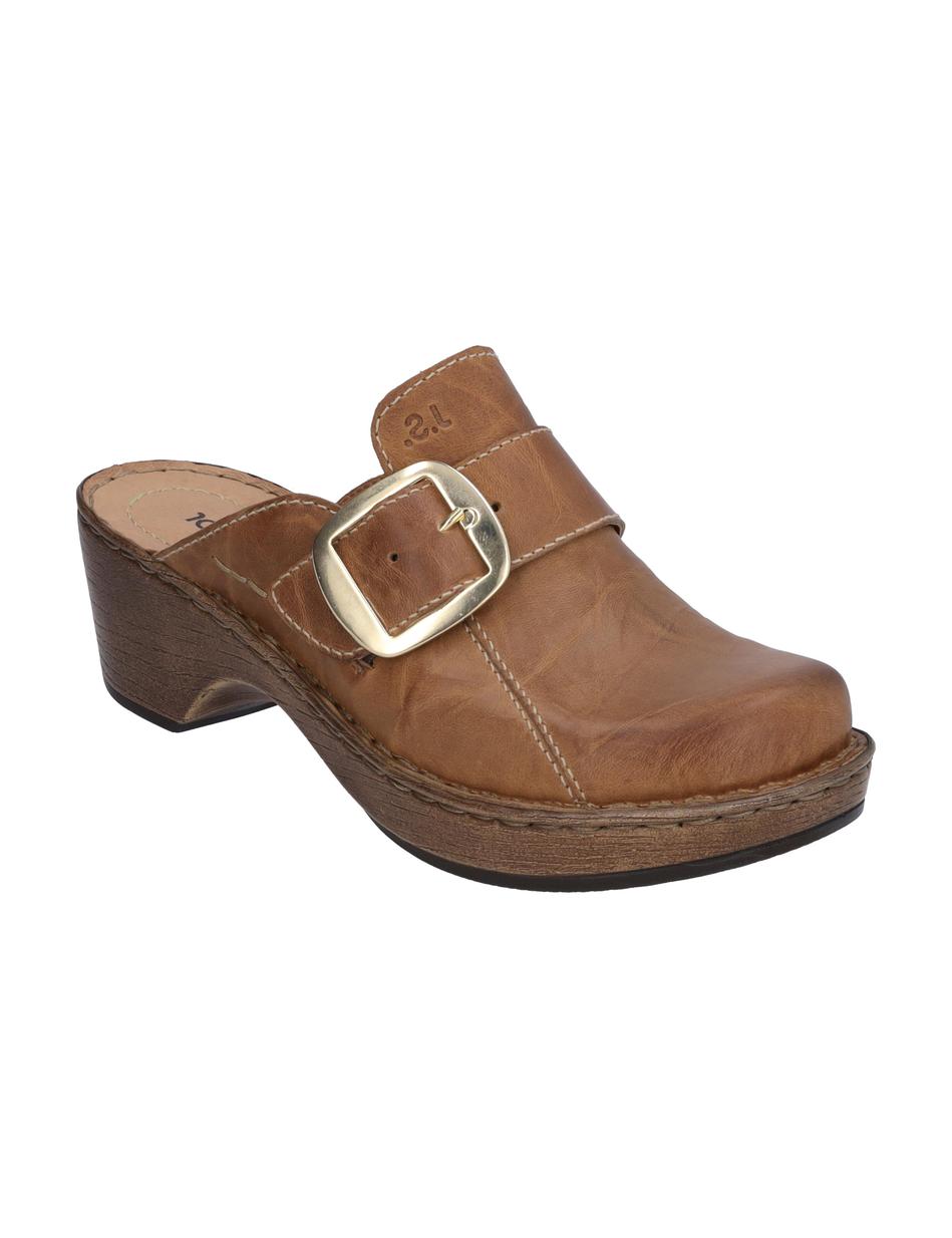 Clog Lily 10, camel