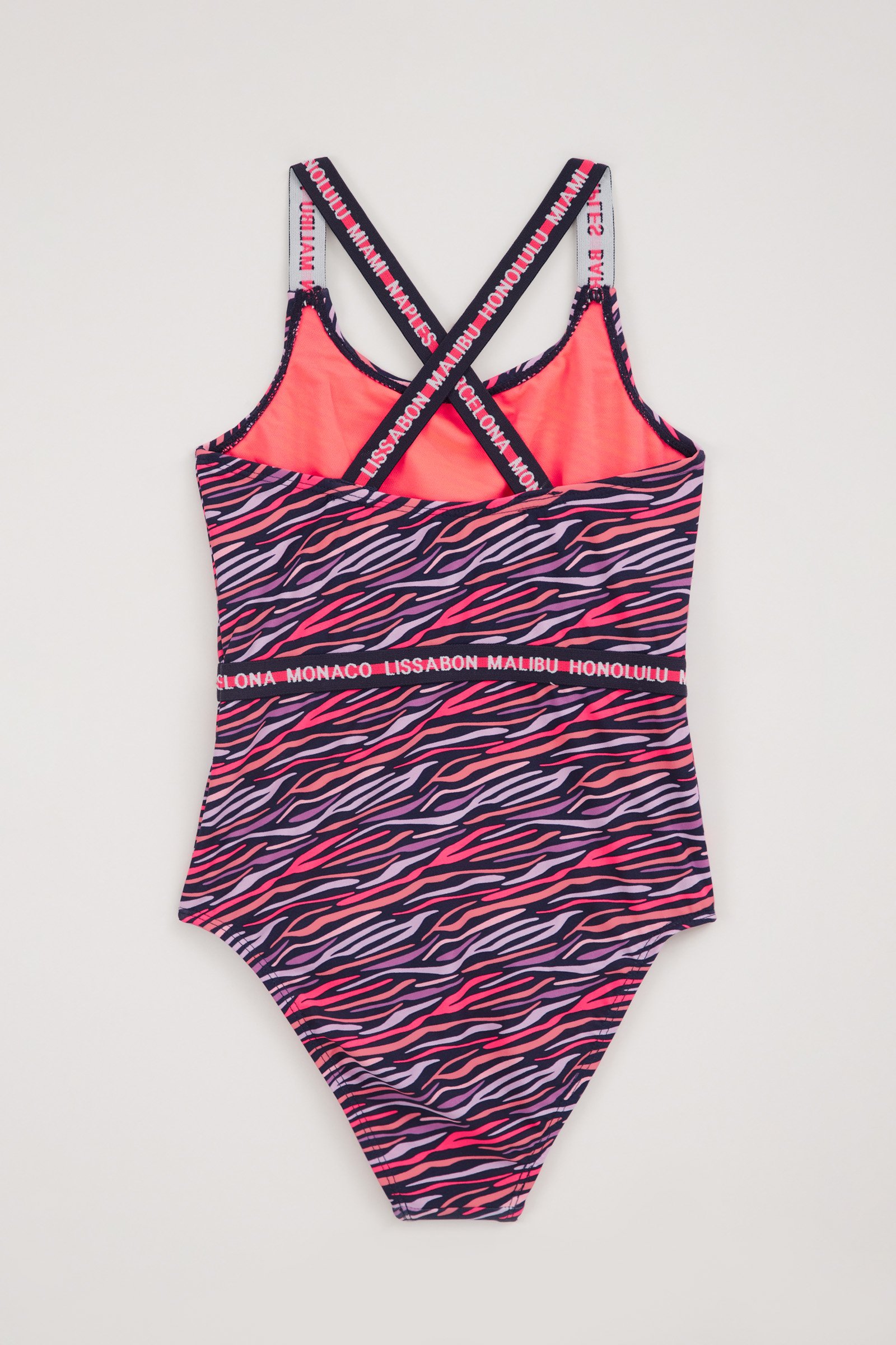 Meisjes badpak met dessin WE Fashion Blauw