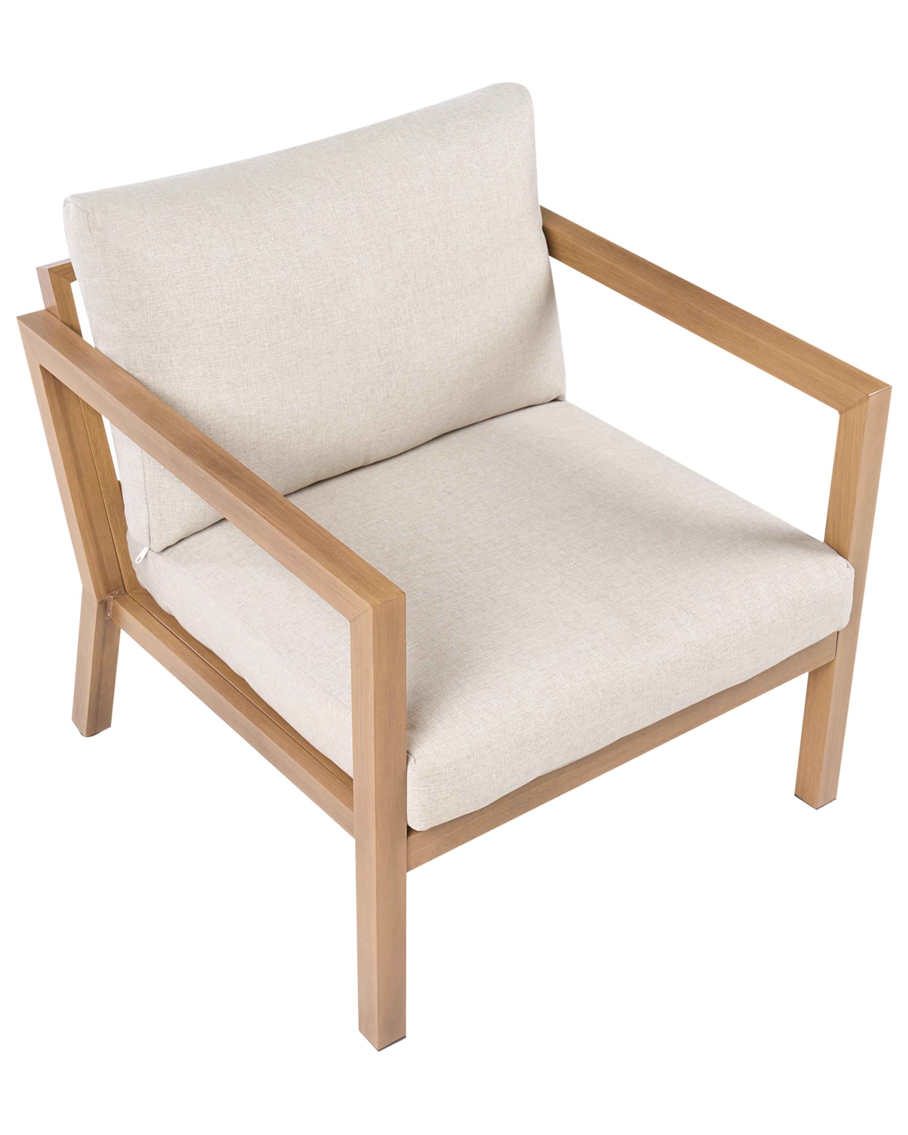 Loungeset met tafel 5-zits ONETA Metaal Lichtbruin