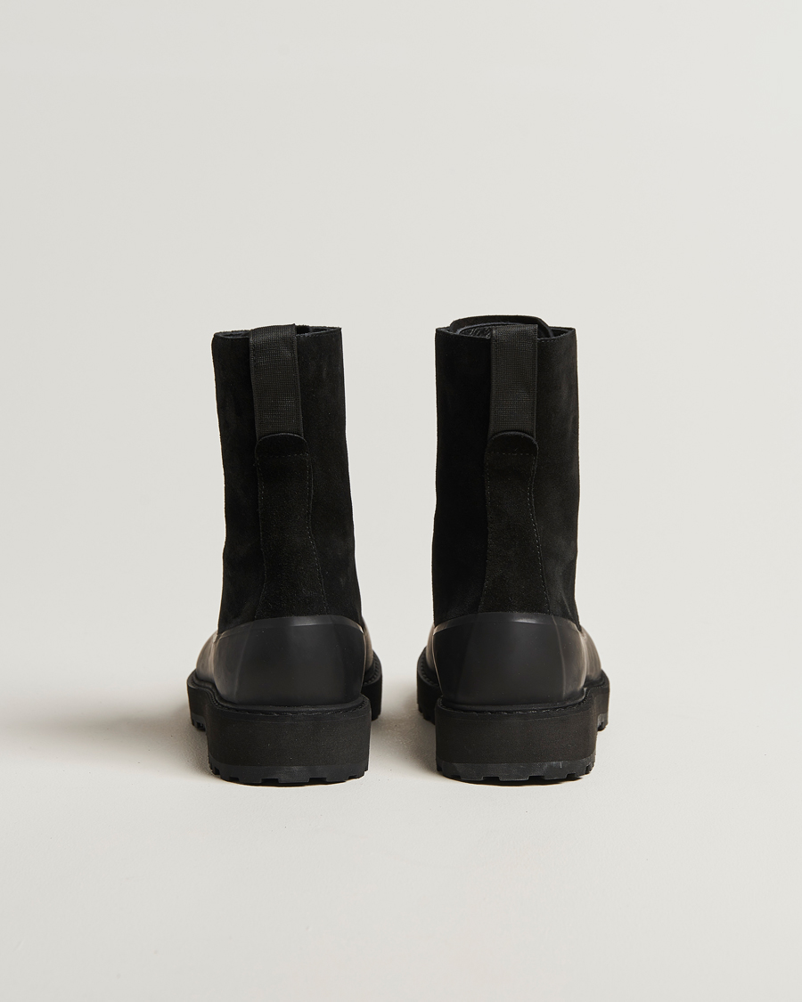 Stone Island Suede Hiking Boots Black
