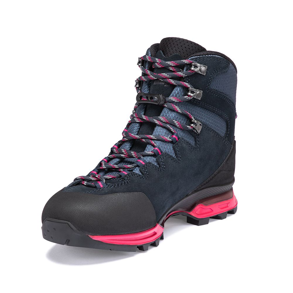 Hanwag MAKRA TREK GTX - Chaussures randonné Femme navy/pink