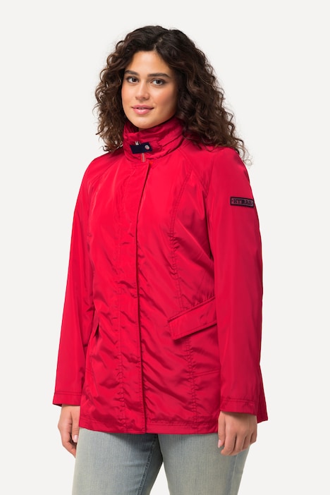 HYPRAR Funktionsjacke, Stehkragen, Kapuze, 2-Wege-Zipper