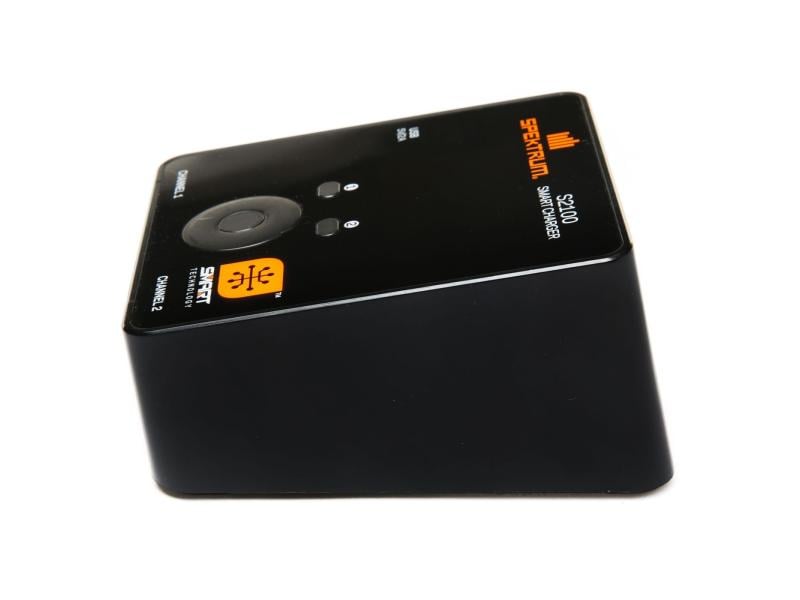 Spektrum Smart PowerStage Bundle 4S S2100   2x 2S LiPo Smart Ladegerät mit 2x 7.4 V 5000 mAh LiPo Akku