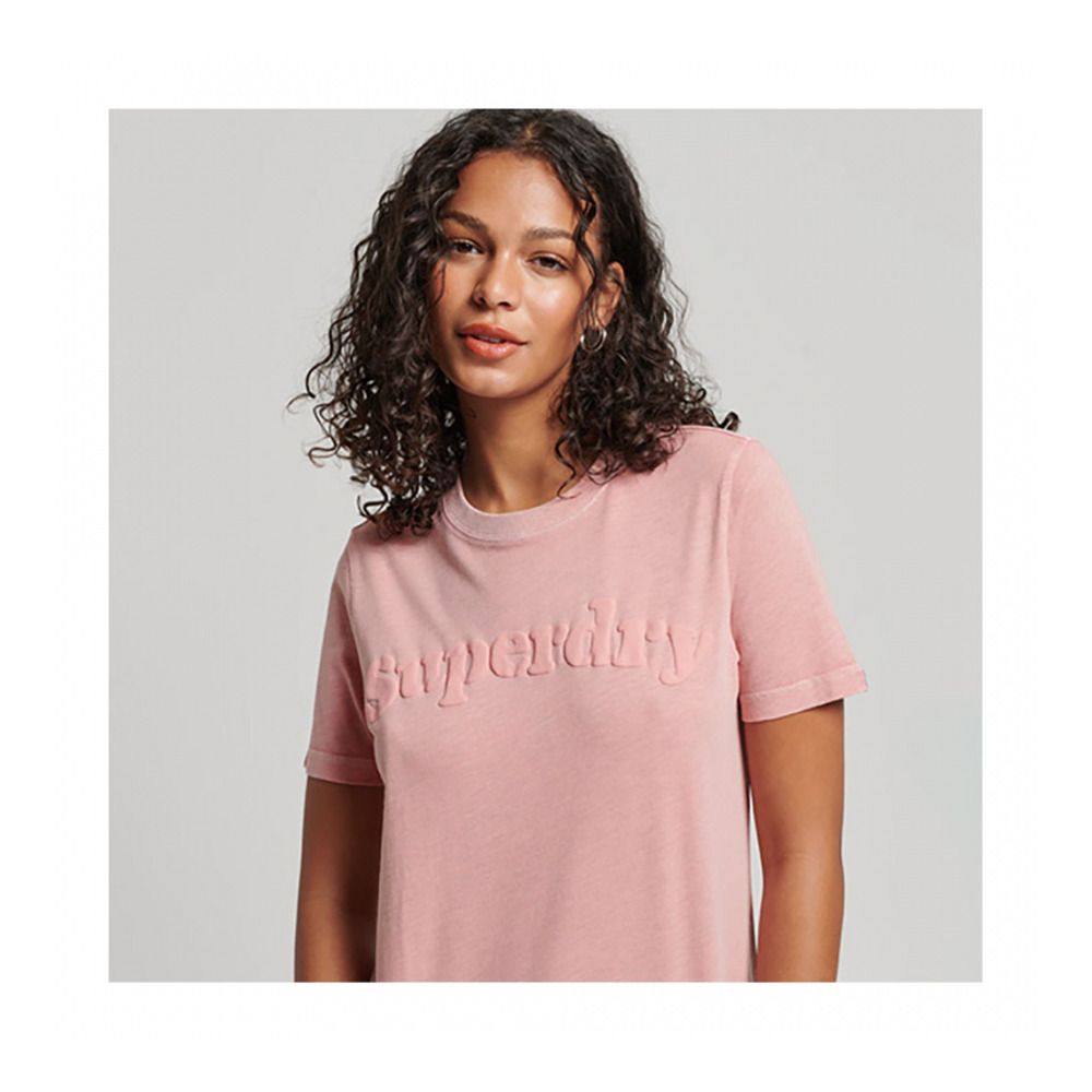 Superdry VINTAGE COOPER CLASSIC - Tee-shirt Femme blush