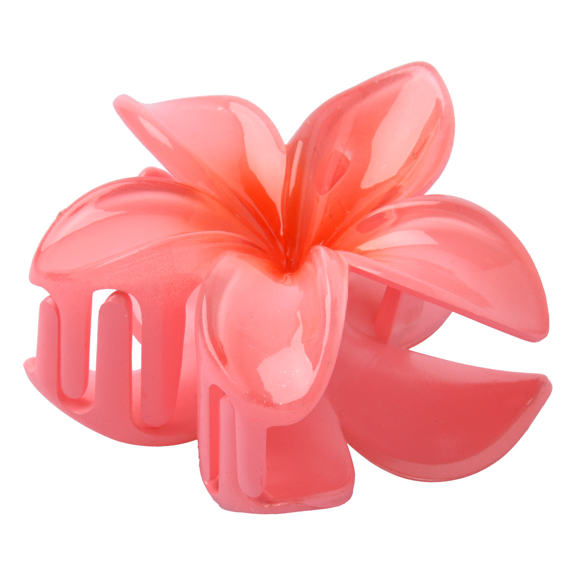 Haarklammer im Blüten-Design rosa