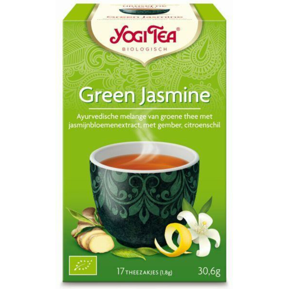 Yogi tea Green Jasmine Biologisch17 stuks