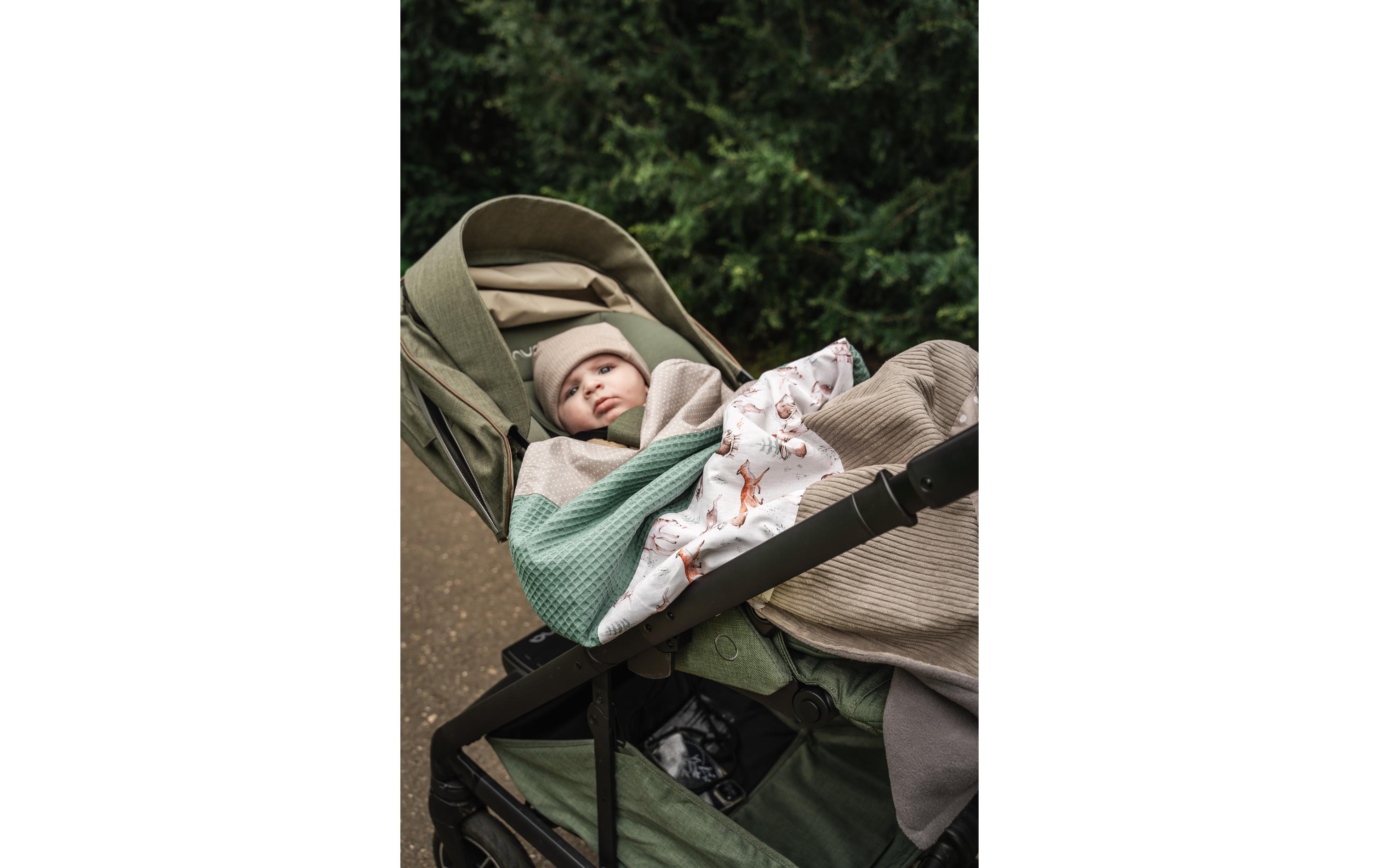 Kuscheldecke Waldfreunde 70 x 100 cmAtmungsaktive Babydecke