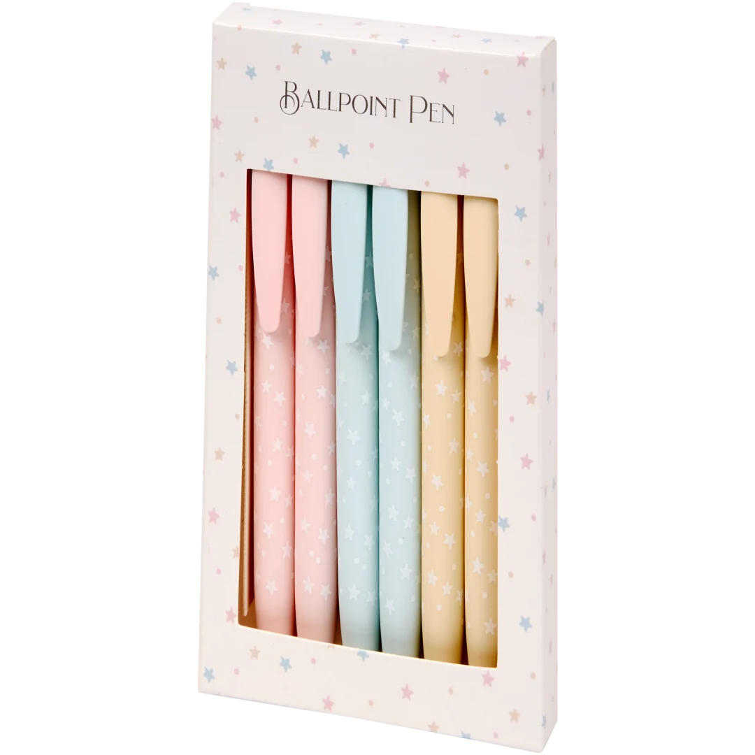 Balpennen 6 stuks | diverse varianten
