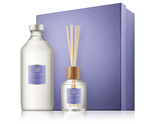 Acca Kappa Hyacinth Set mit Home Fragrance Diffuser & Refill 250ml-500ml