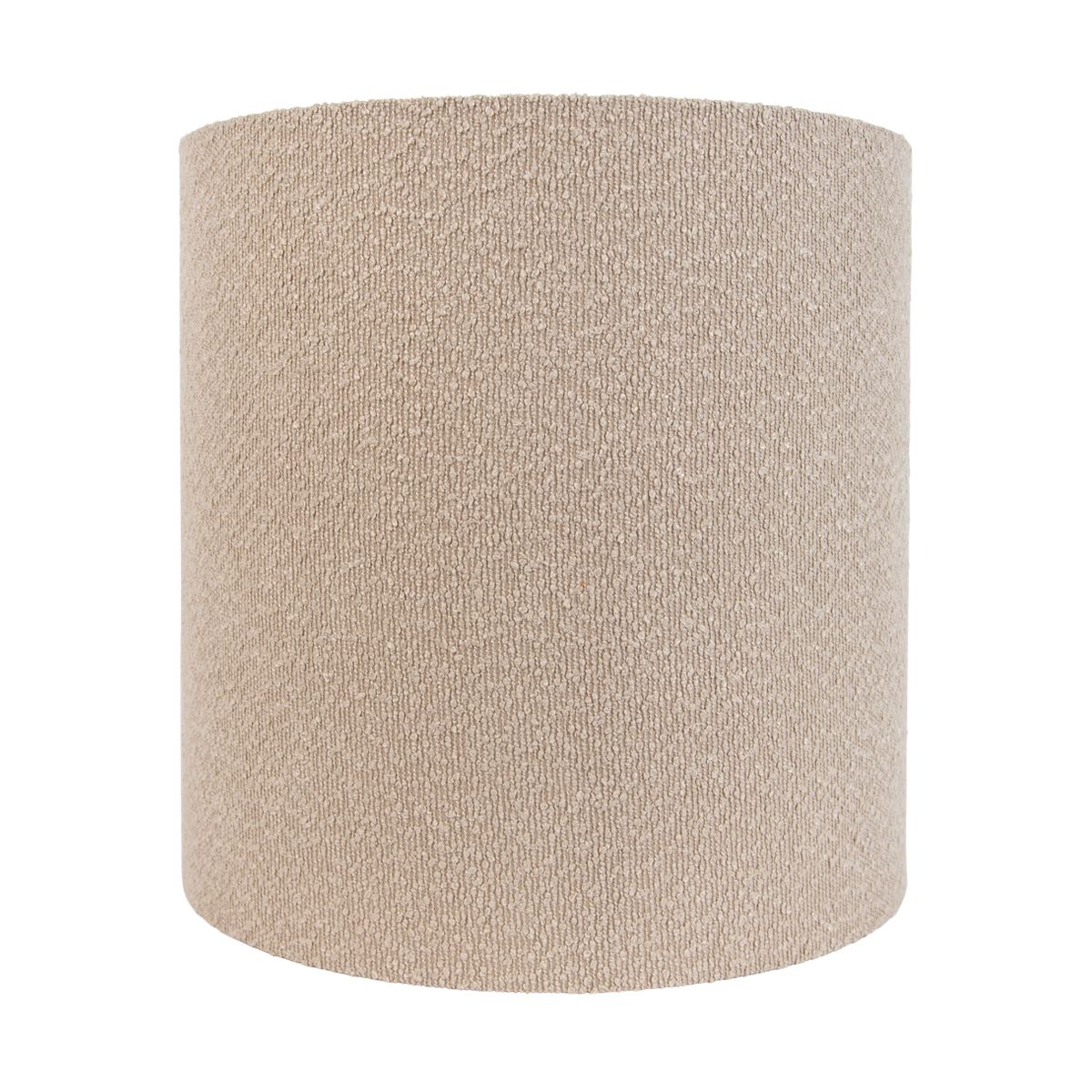Stoffen lampenkap beige met teddy stof 40/40/40