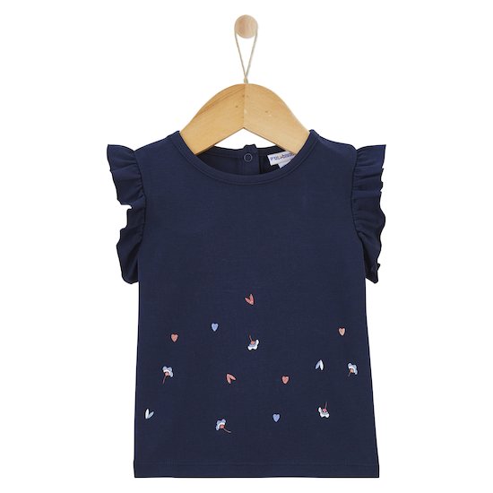T-shirt + Bloomer Blue Garden   Bleu        6 mois   de               P'tit bisou