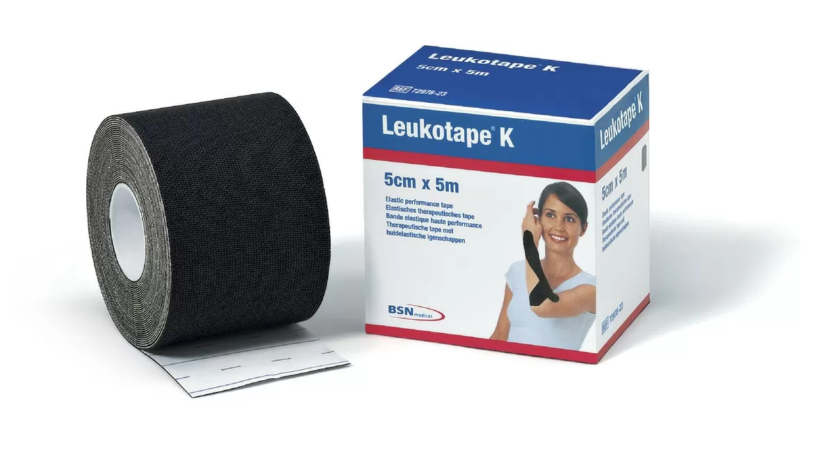 Leukotape K sort 5cm x 5m