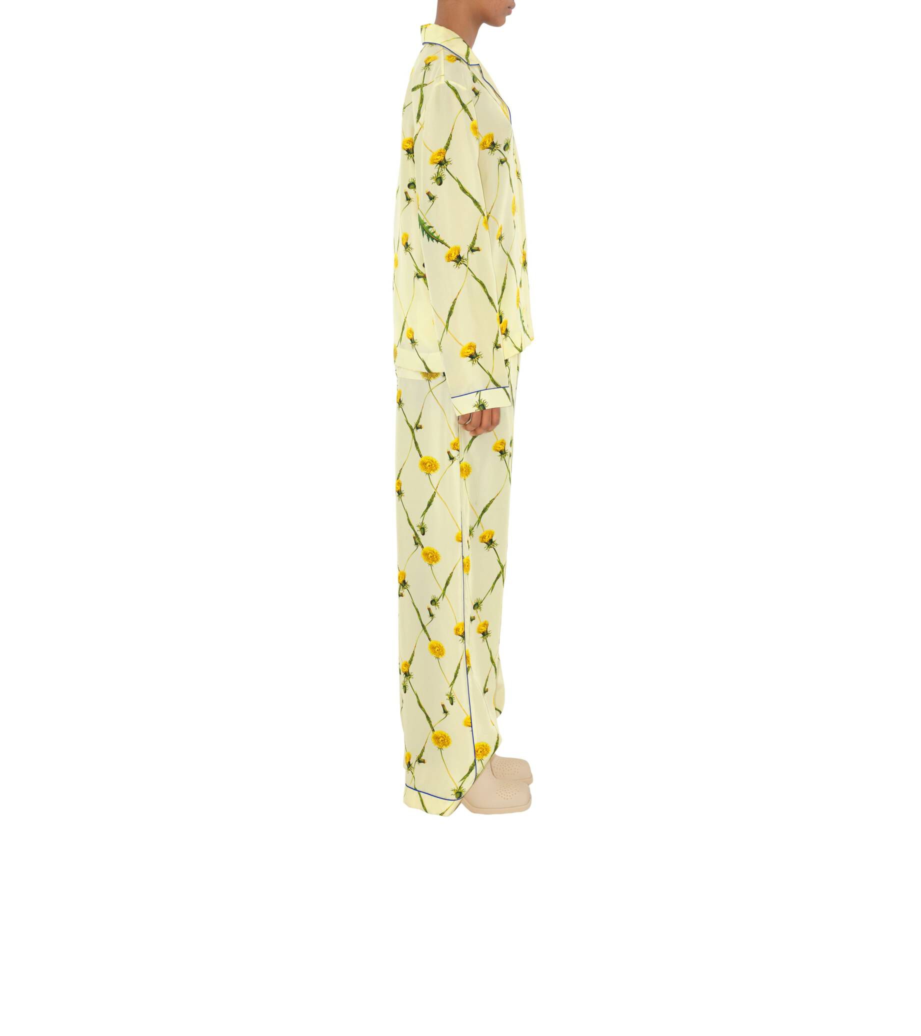 Burberry| Damen Pyjama-Bluse aus Seide Langarm