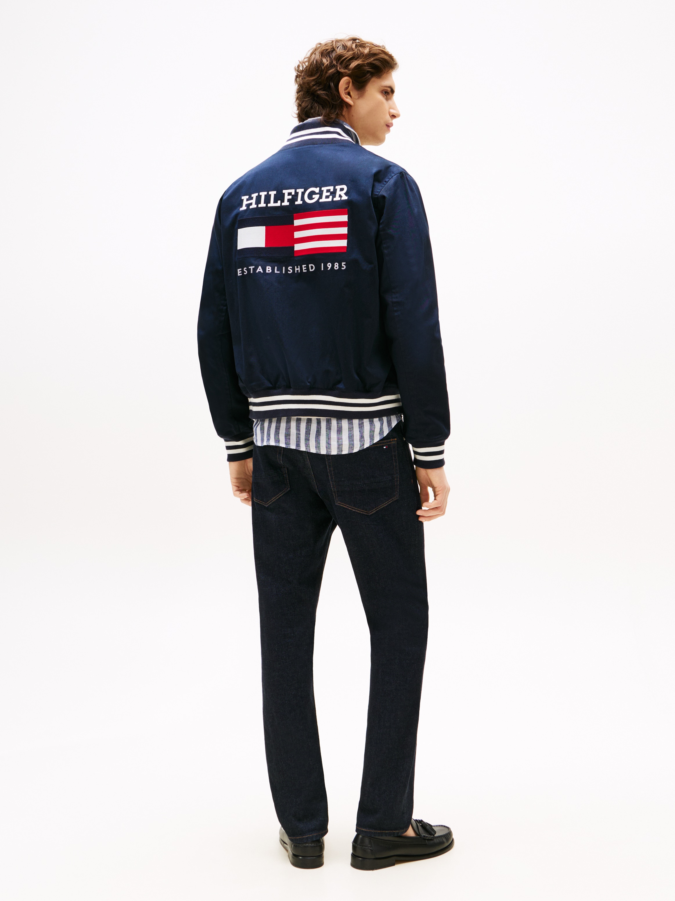 Tommy Hilfiger Blouson »AMERICANA VARSITY JKT« Freizeitjacke, Übergangsjacke mit grossem Rückenprint