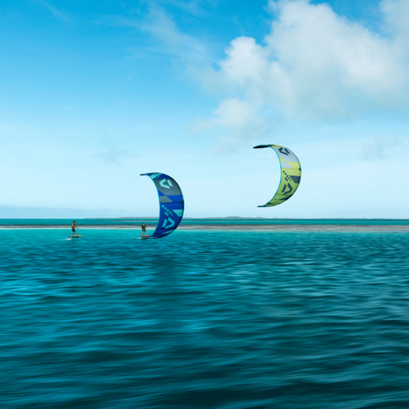 AILE DE KITESURF DUOTONE REBEL SLS 2024 BLUE/LIGHT GREY