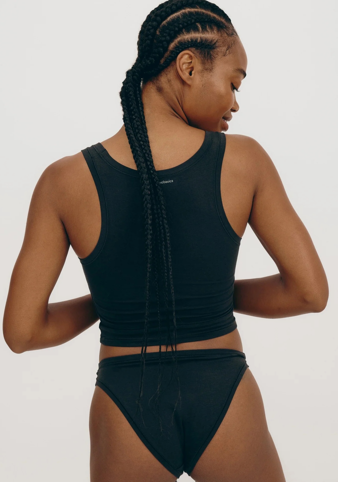 Organic Basics Tank Top Flex Black