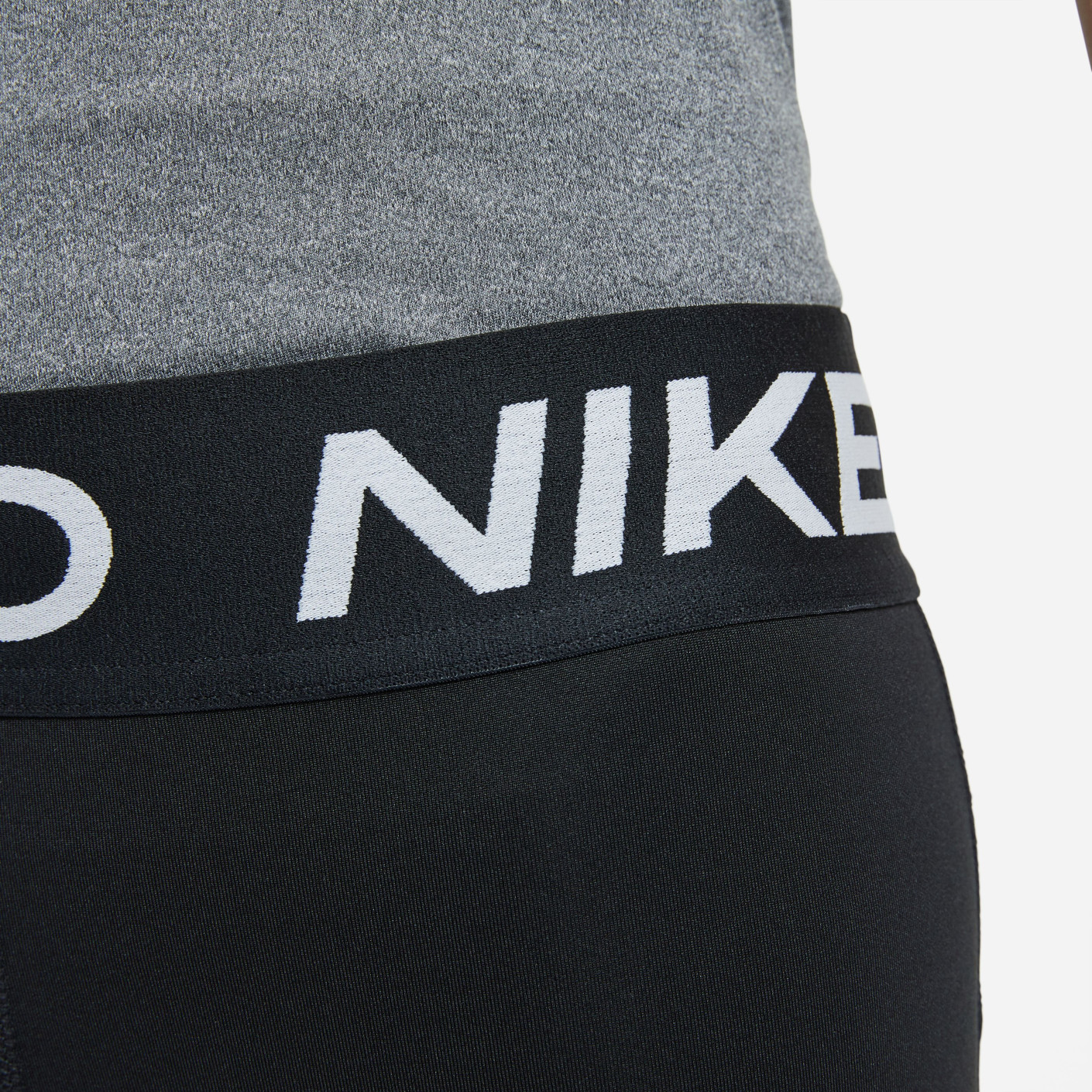 Nike Pro Slidingbroekje Meisjes Zwart Wit