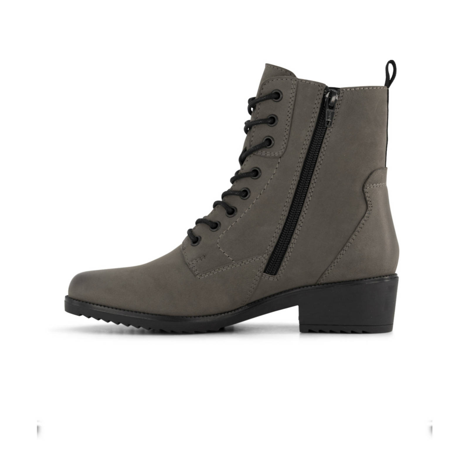 Medicus comfort leren veterboots grijs
