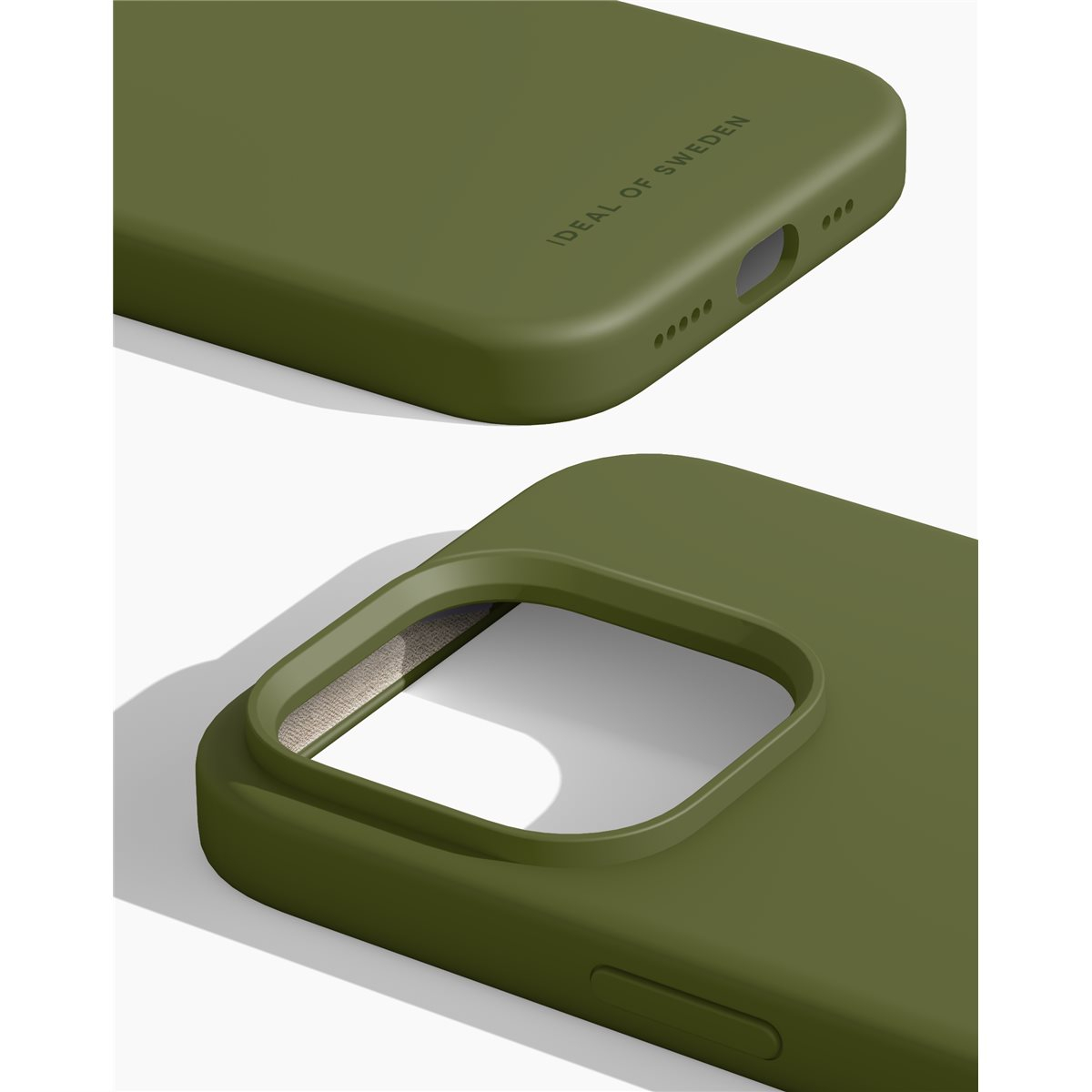 iPhone 14 / iPhone 13 MagSafe Silikon Hülle Case Recycled (IDSICMS-I2261-450) - Khaki