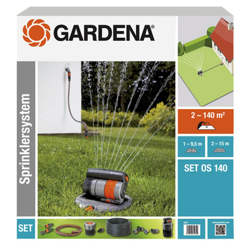 Gardena Complete set met verzonken zwenksproeier OS 140