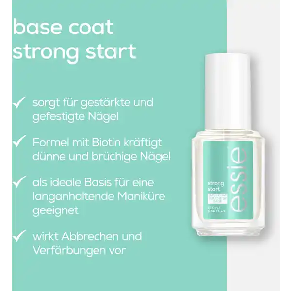 Nagellack Set strong start base coat, good to go top coat