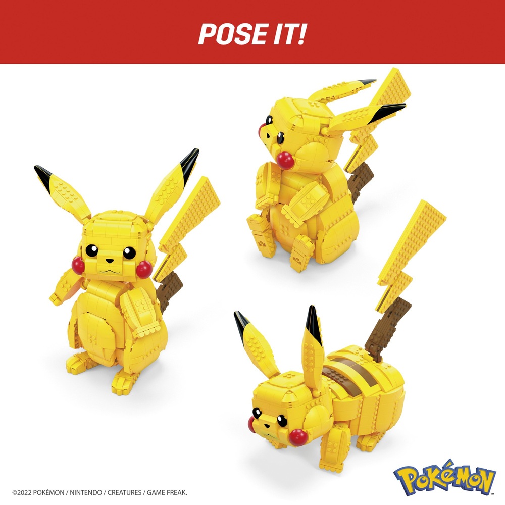 Mega Construx Pokémon Jumbo Pikachu Bauset