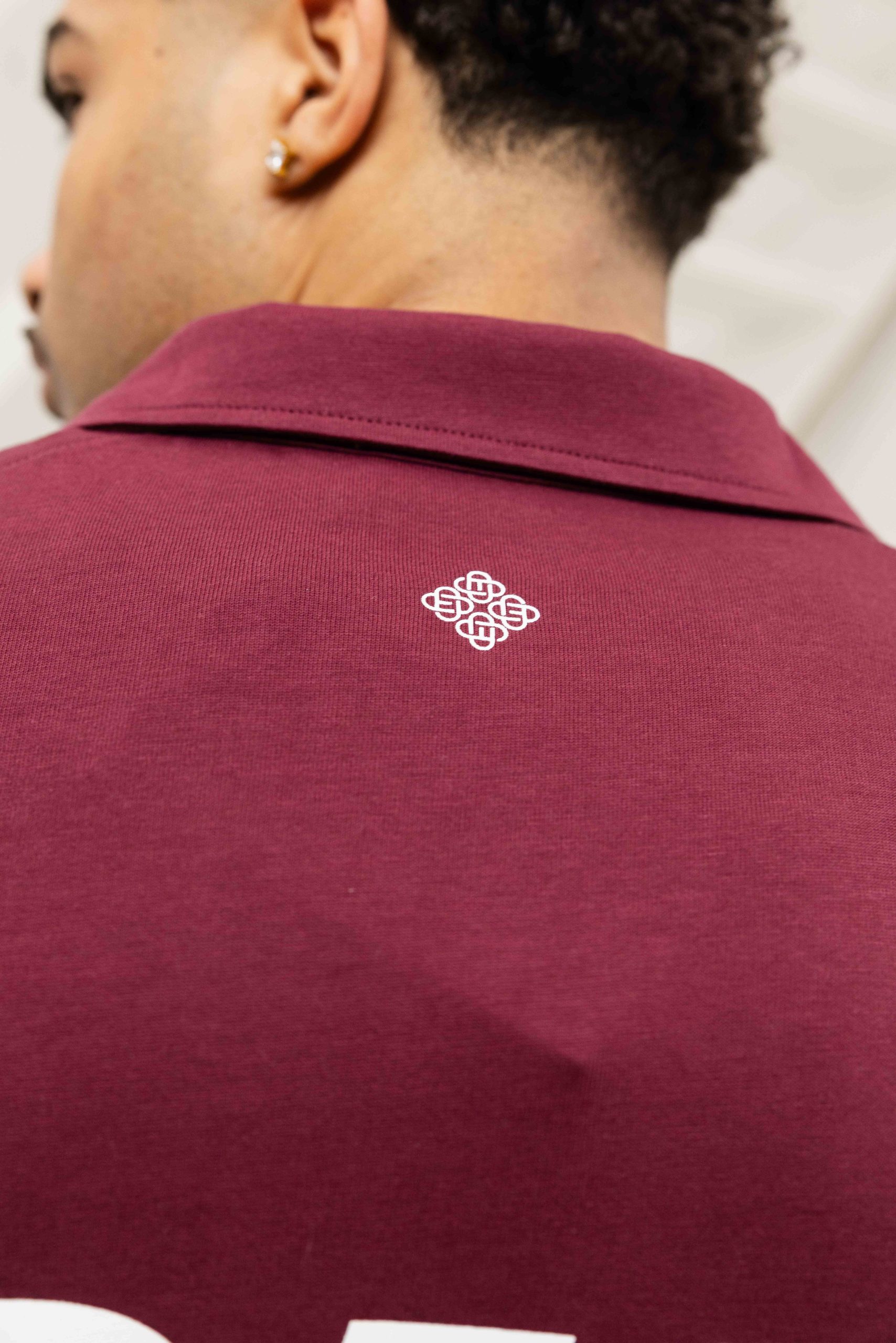 Equalite Elia Longsleeve Polo Heren Donkerrood