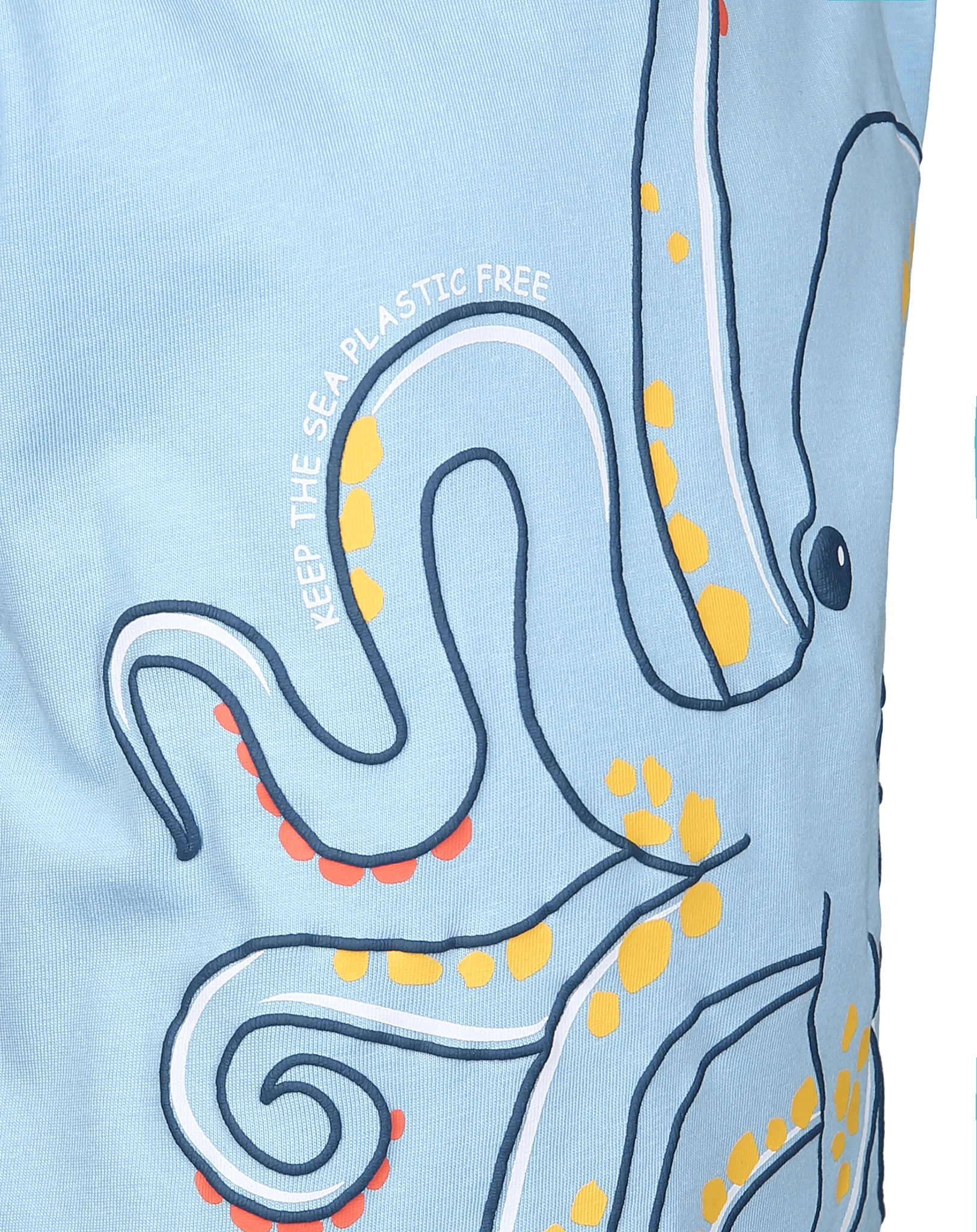 T-Shirt RIESENKRAKE in hellblau