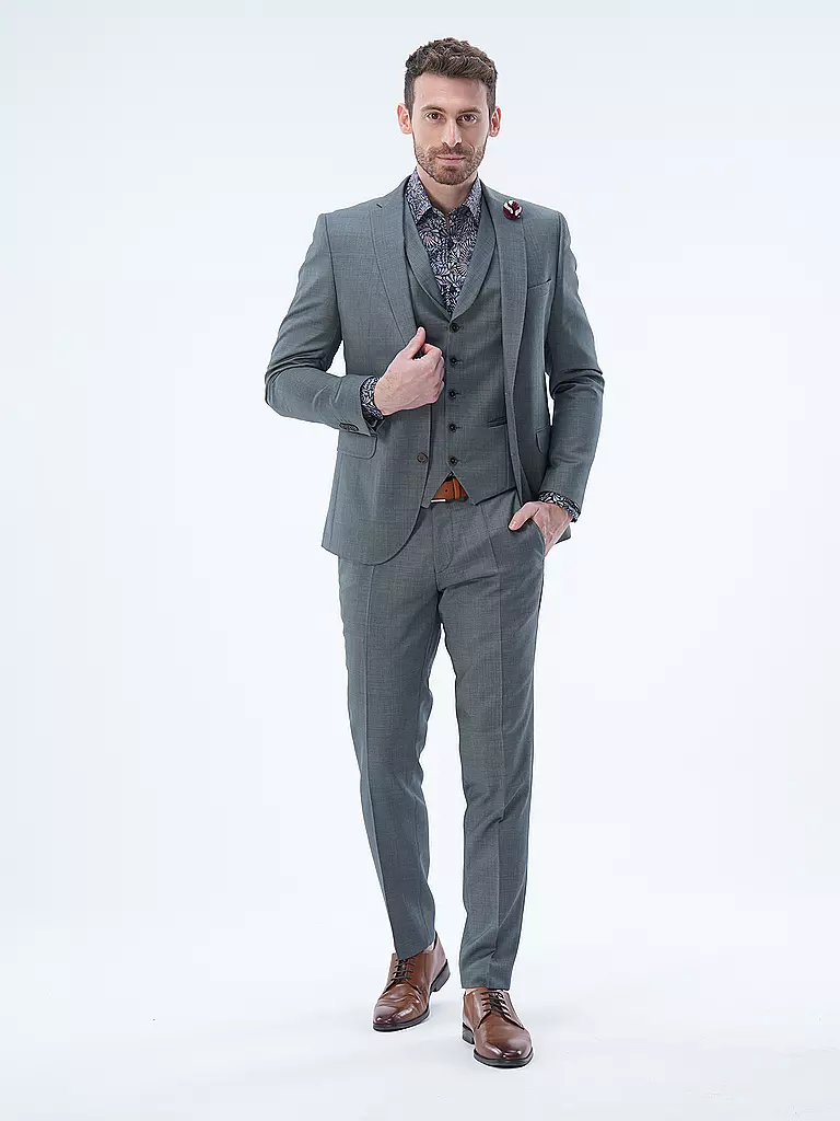 CG - CLUB OF GENTS Anzughose Slim Fit PASCAL grau