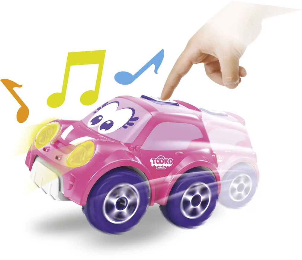 TOOKO - VOITURE TELECOMMANDEE ROSE FONCTION SUIS MOI
