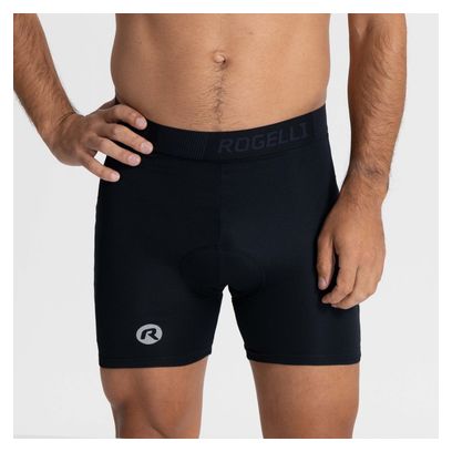 Sous-Short Vélo Avec Peau Rogelli Homme Noir