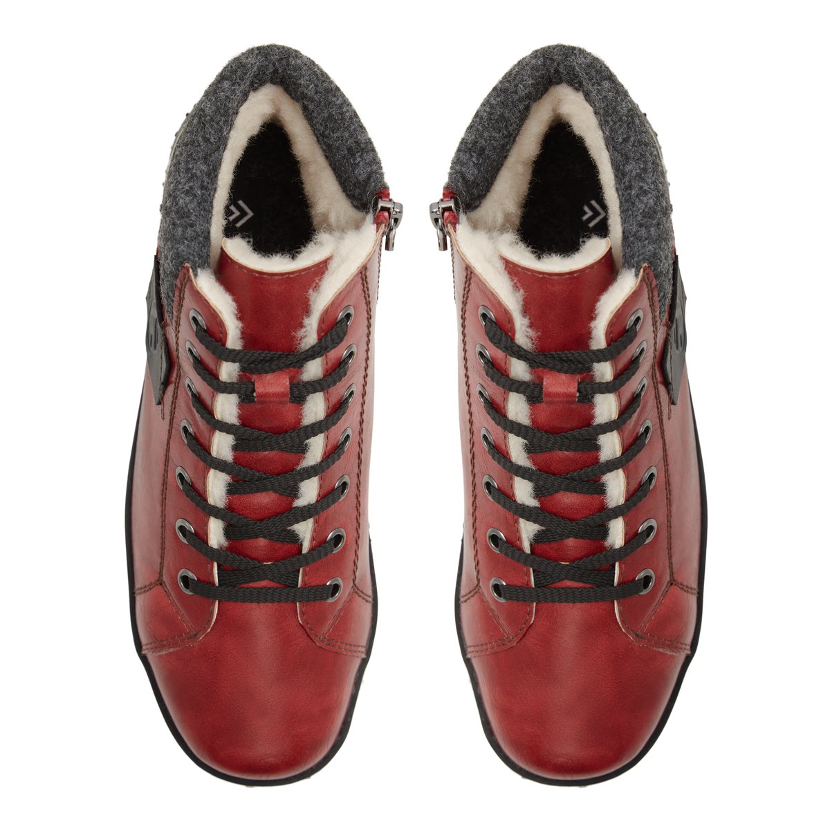 BANFF TRAIL-Frorennaa-Bottillon d'hiver - Talon plat - Rouge