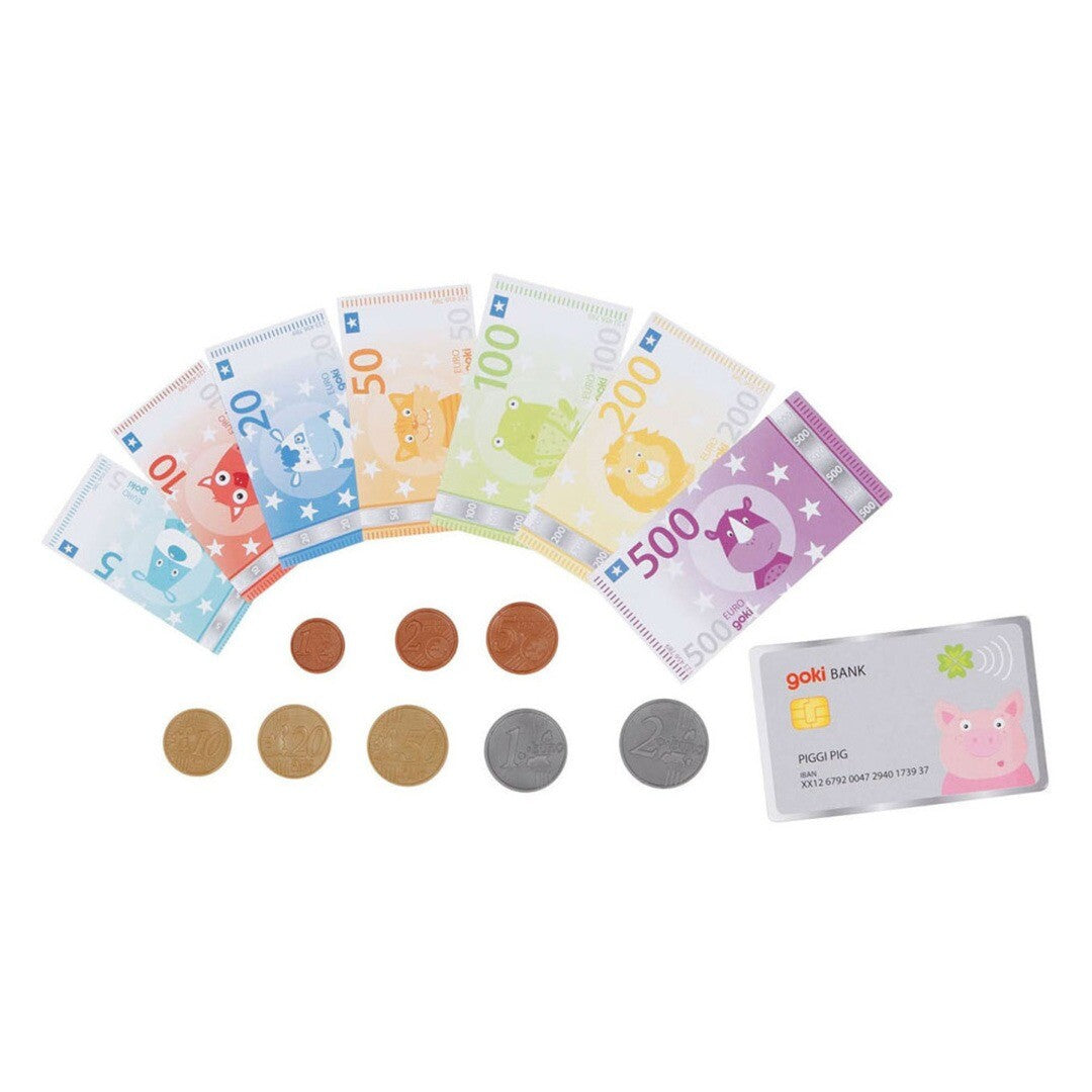 Goki speelgeld met creditcard - 117-delig