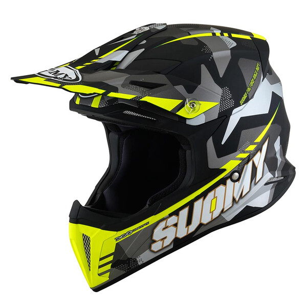 Suomy - Casque X-Wing Jetfighter Noir / Gris / Jaune / Mat