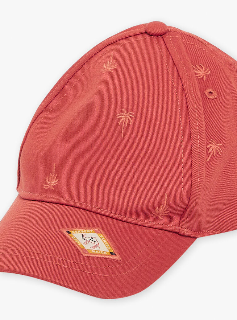 Casquette en twill roux
