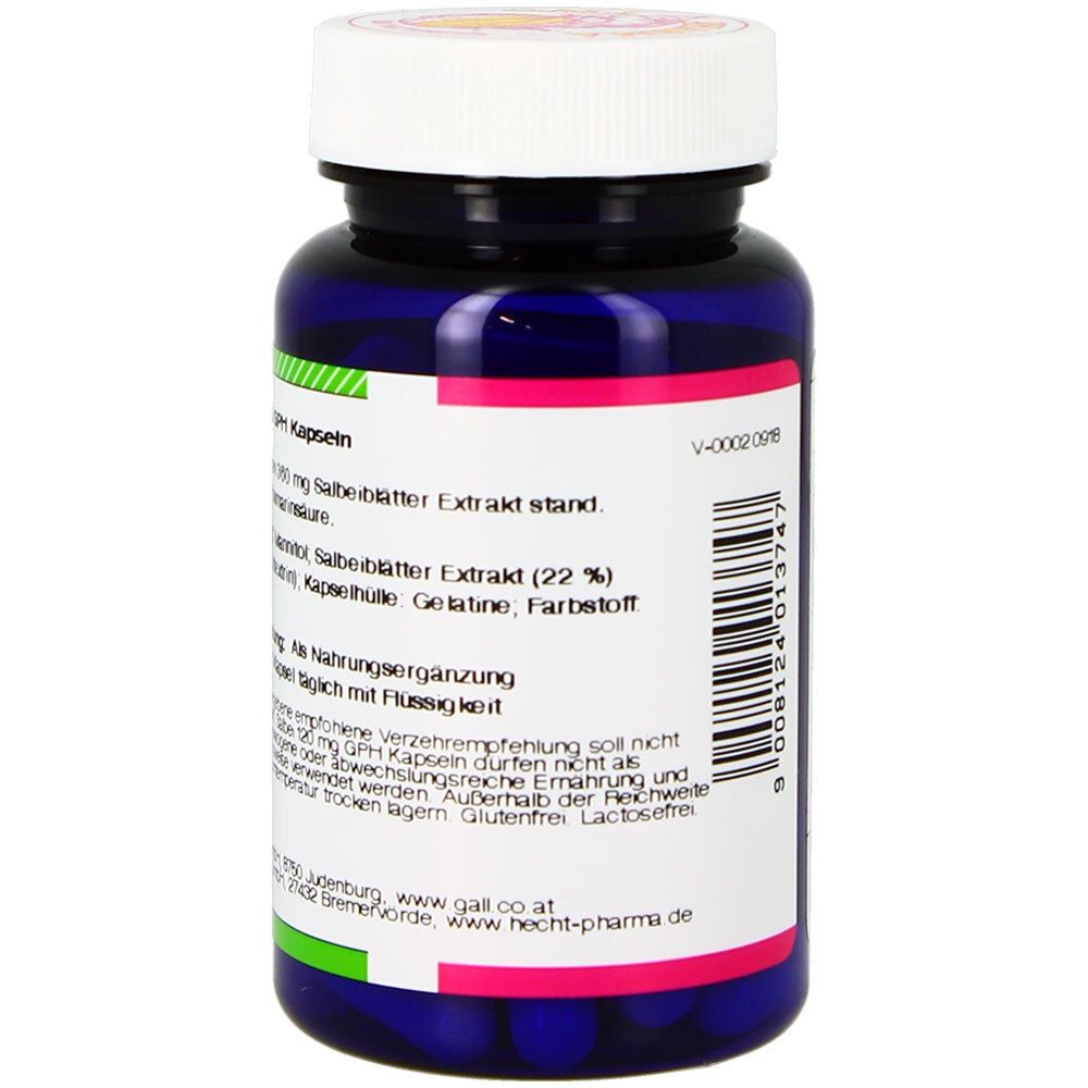 GALL PHARMA Salbei 120 mg GPH Kapseln