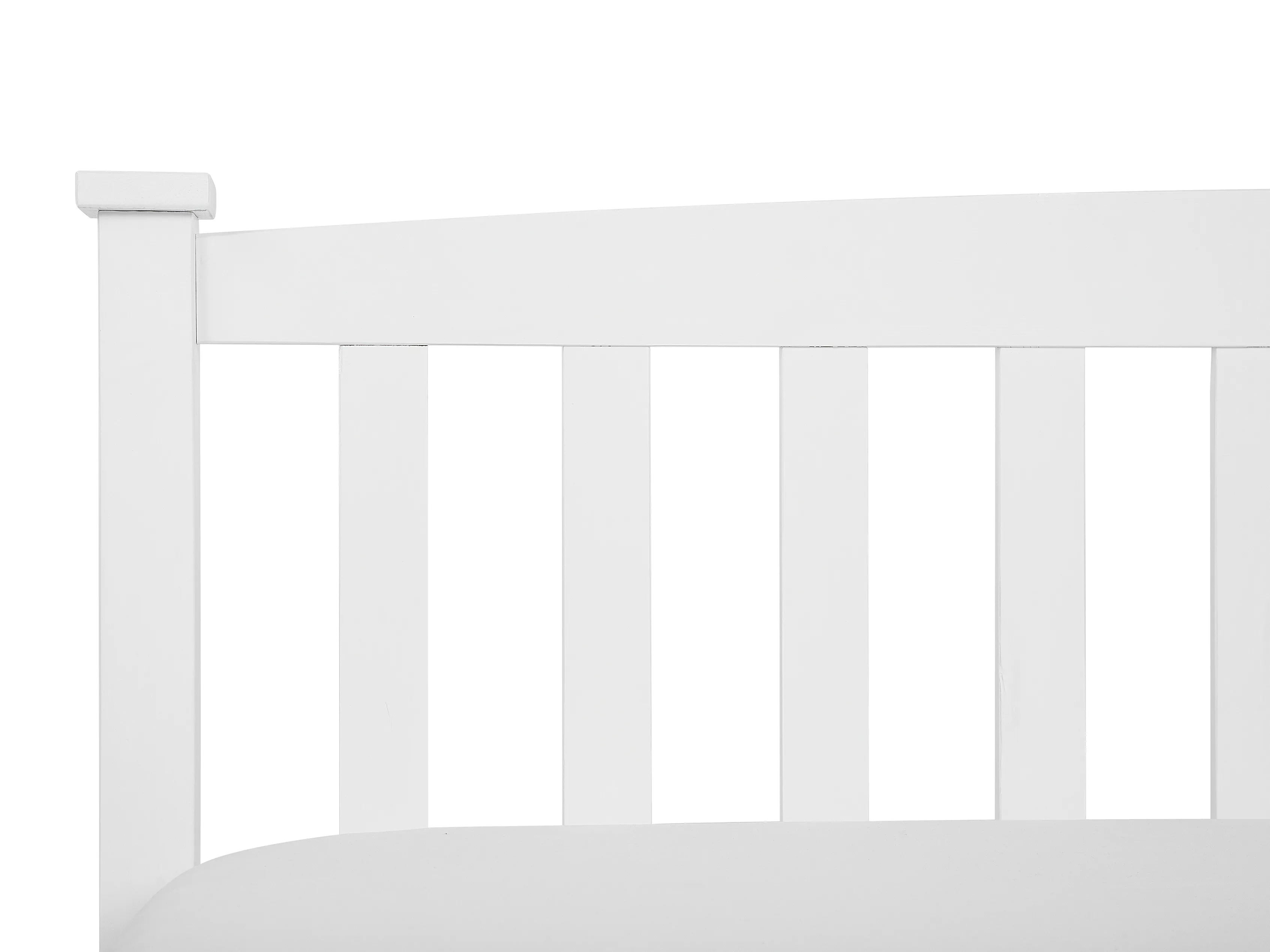Bed Dennenhout GIVERNY 90 x 200 cm Wit
