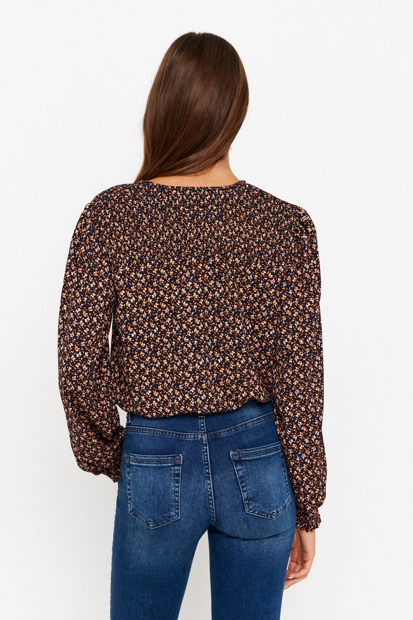 Blusa de mangas compridas