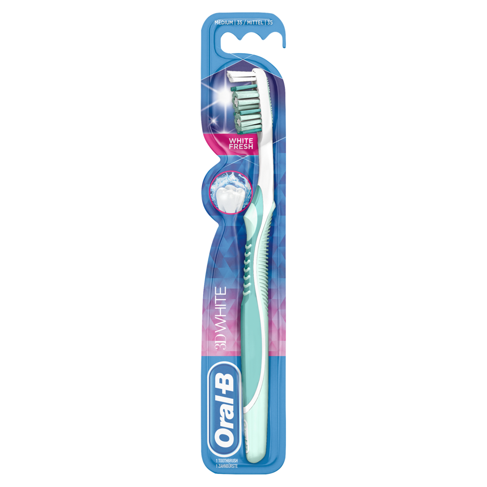 ORAL-B 3D White Zahnbürste 35 mittel Kurzkopf 1 Stk