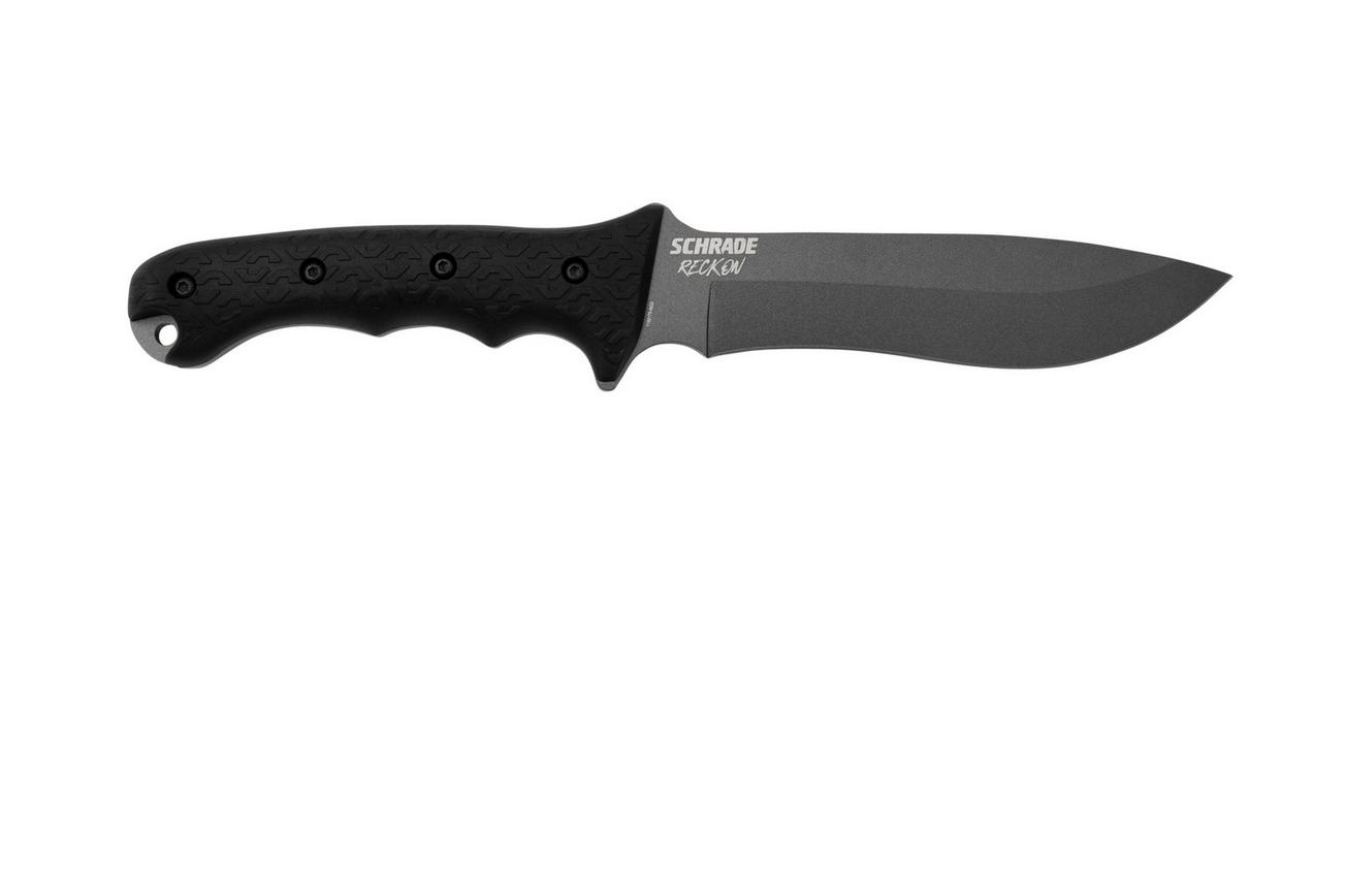 Schrade Reckon 651000, zwart, vaststaand mes