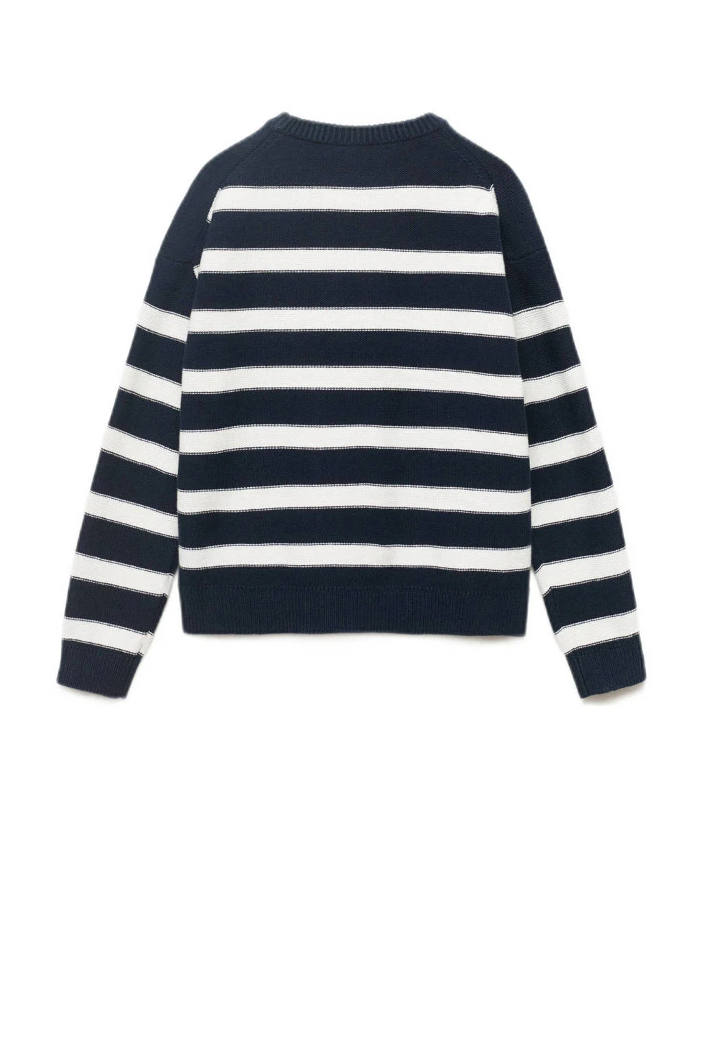 Mango Kids trui marine fijn gebreid