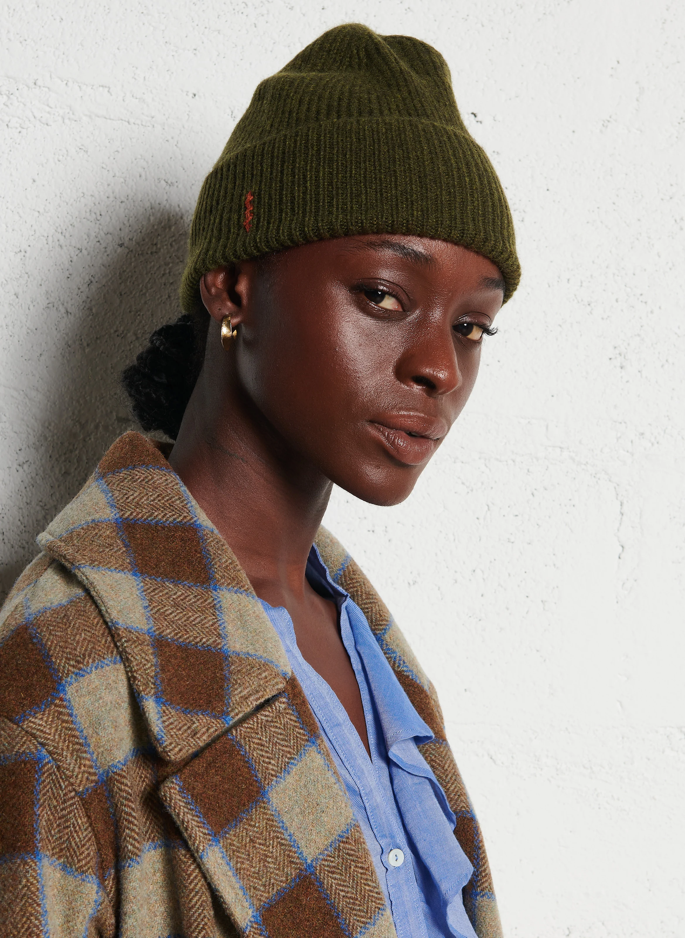 Bonnet en cachemire | Vert