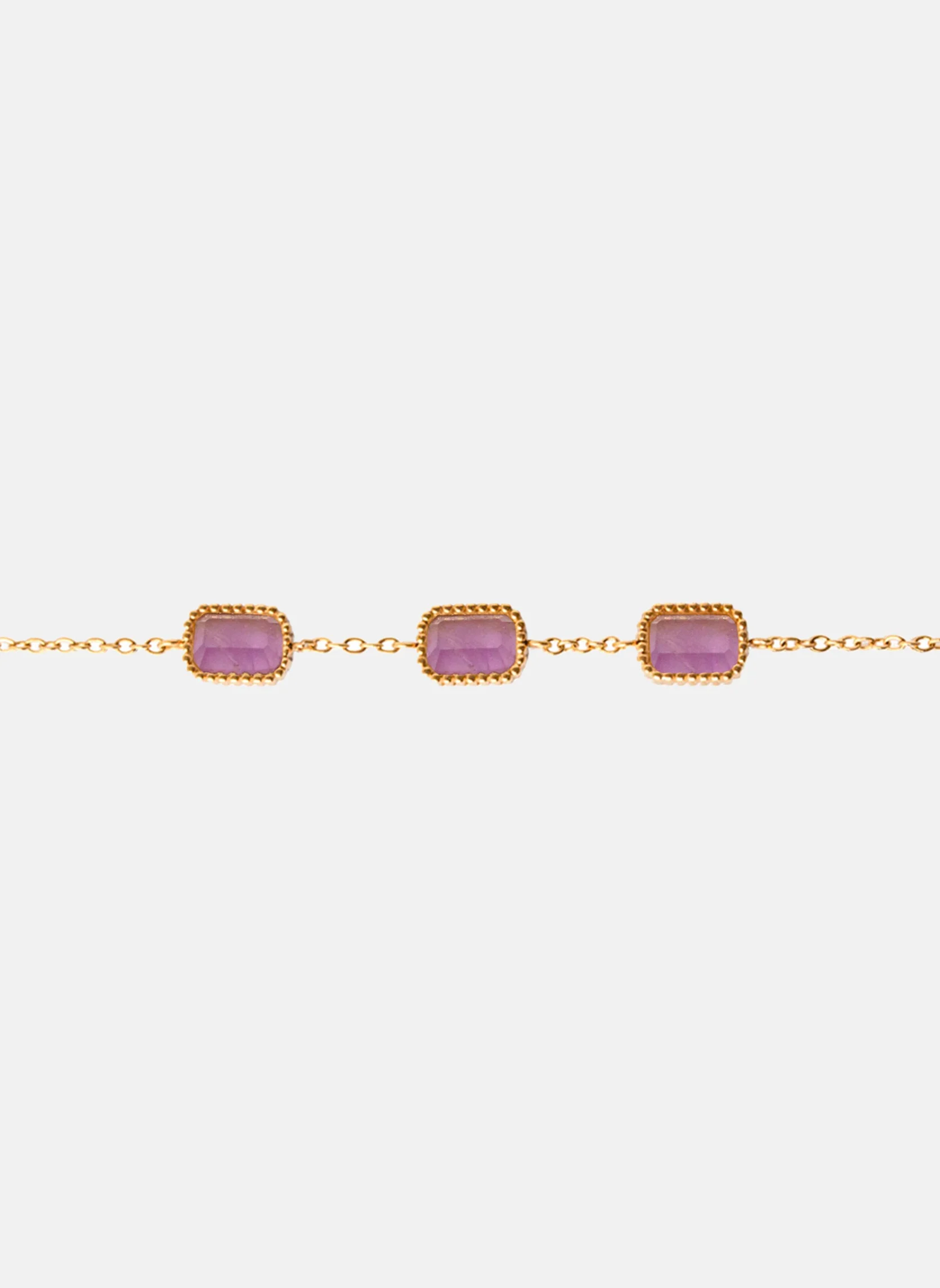 EURYBIE - Bracelet chaîne eurybie | Violet